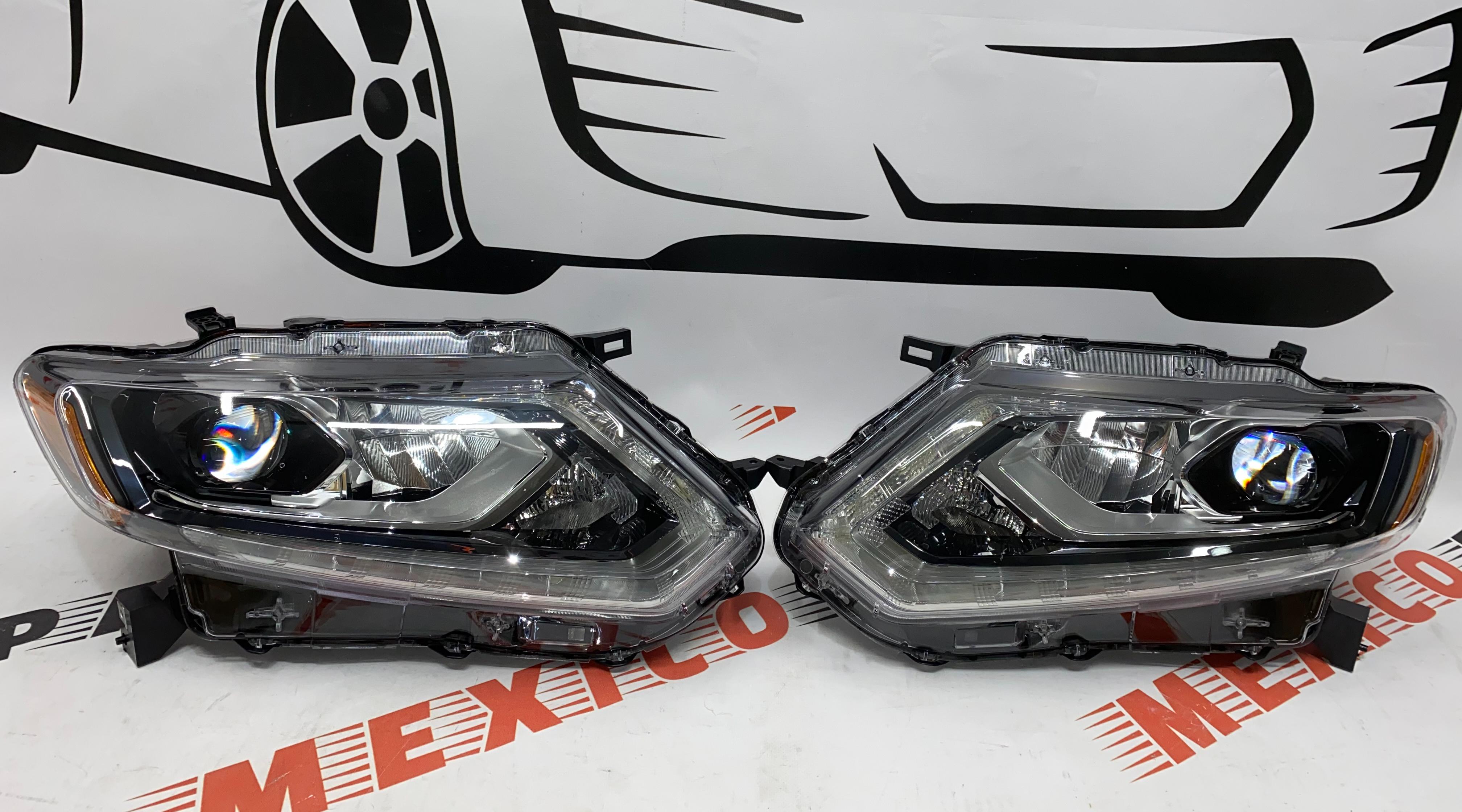 Фары комплект тюнинг LED Nissan X-Trail (Rogue) 2014-2016, аналог