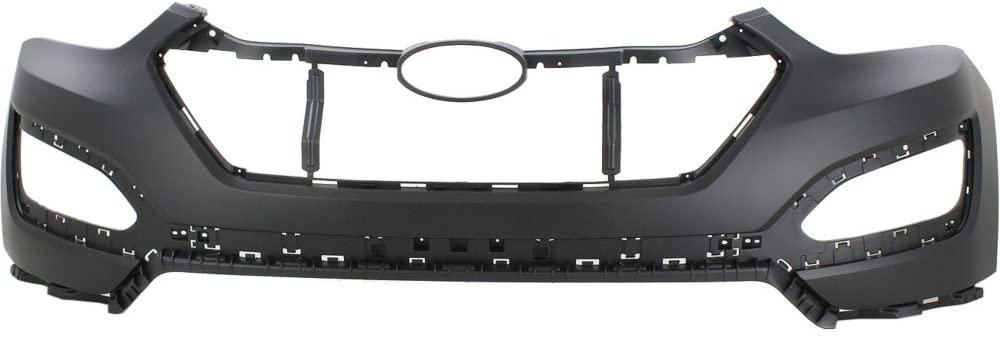 Бампер передній верхня частина Hyundai SantaFe 2013-2016 (86511-B8000), аналог