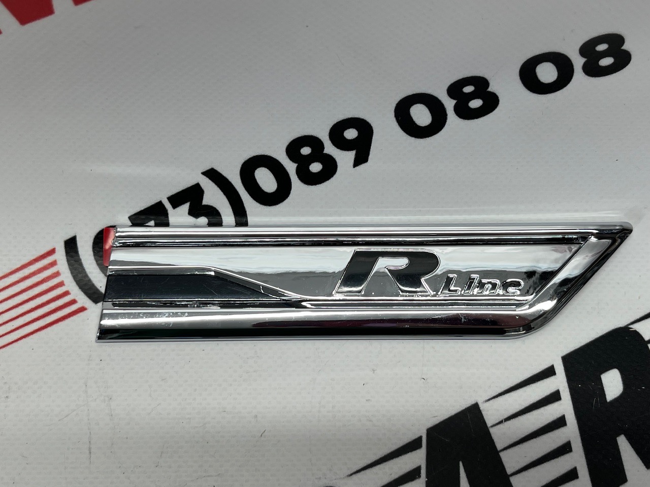 Накладка с хромом на переднюю дверь левая R-LINE Volkswagen Touareg 2019 -(760853689JDPJ) , аналог