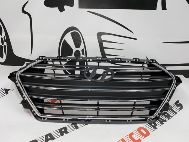 Решётка радиатора хром Hyundai Elantra 2016-2018 (86350-F3100), аналог