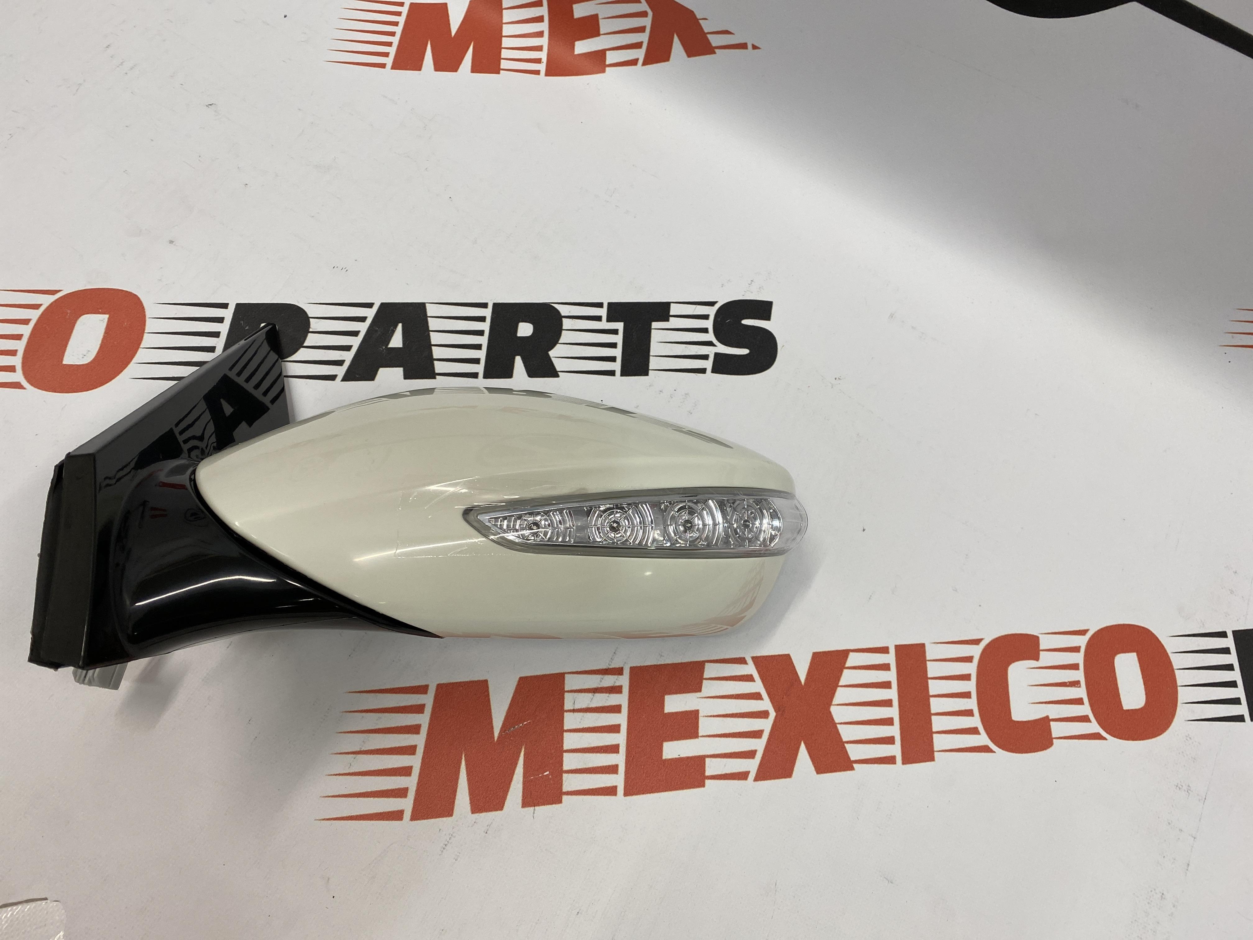 Зеркало левое белое Hyundai Sonata 2012-2014 (87610-3Q010), аналог