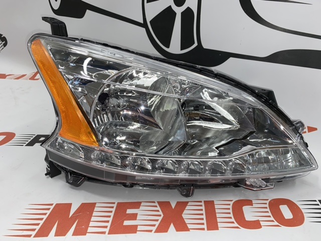 Фара правая с дхо полоской Nissan Sentra 2012-2016 (260253RA5A), аналог