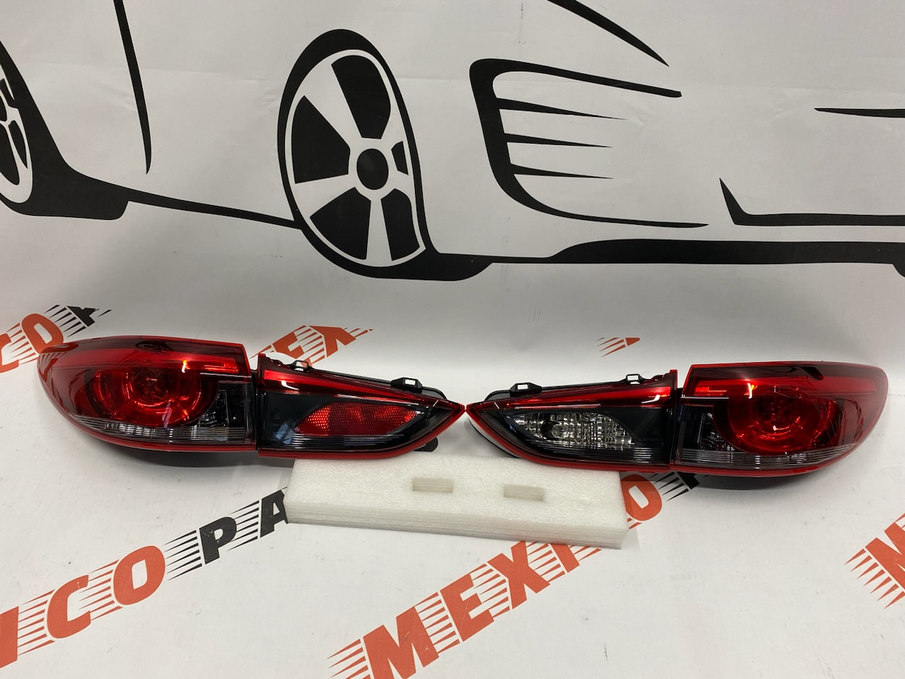 Ліхтарі комплект Mazda 6 2017-2018 (GMN3-51-160BK), аналог