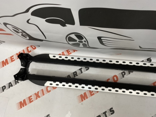 Накладки порога комплект тюнинг Nissan X-Trail(Rogue) 2017-2020 (76850-6FL0AT), аналог