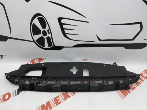 Накладка на панель радіатора  (замка капота)  Hyundai SantaFe 2019-2020 (86390-S2000), аналог