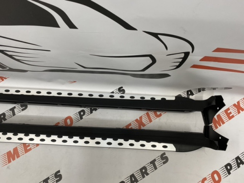 Накладки порога комплект тюнинг Nissan X-Trail(Rogue) 2017-2020 (76850-6FL0AT), аналог