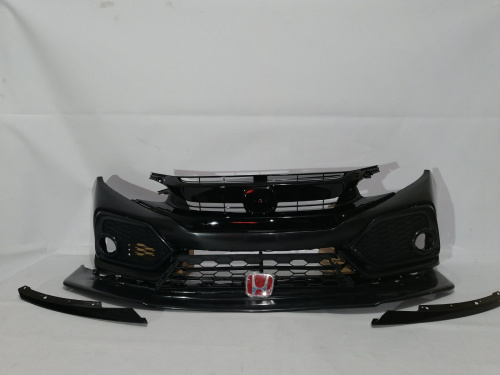 Бампер передній у зборі  комлектація спорт  Honda Civic 2016-2020 (04715-TGG-A00ZZ), аналог