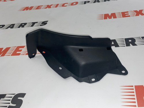 Губа переднего бампера левая Nissan X-Trail(Rogue) 2021- 2023 (63845-6RS0A), аналог