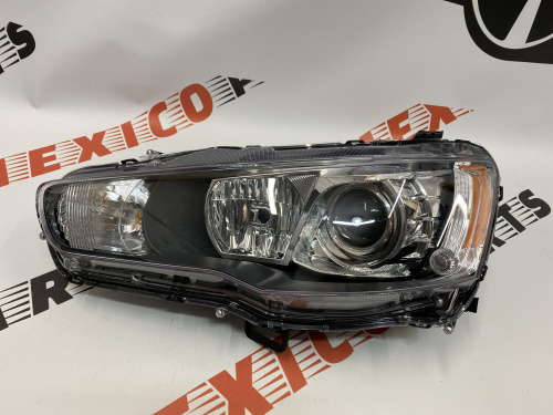 Фара ліва ксенон чорна Mitsubishi Lancer 10 (8301C385), аналог