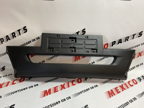 Накладка переднего бампера под номер Mitsubishi Eclipse Cross 2018-2021 (6405A238XA), аналог