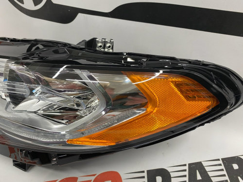 Фара левая с led полоскойFord Fusion 2017-2020 (HS7Z-13008-H), аналог