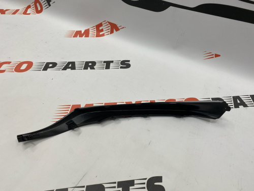 Губа переднього бампера ліва чорна Toyota Camry 2021- (5312406260), аналог
