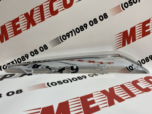 Хром переднего бампера левый Volkswagen Touareg 2019 -(7608532532ZZ), аналог