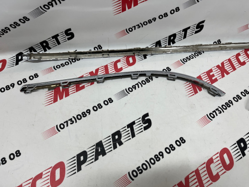 Хром заднього бампера комплект (3 шт) Volkswagen Passat B8 2016-2018 (5618534592ZZ), аналог