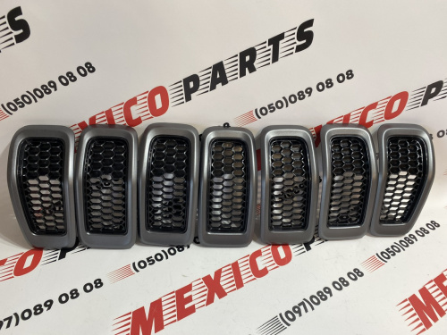 Кільця решітки радіатора графіт Jeep Cherokee KL 2014-2018 (68303626AC), аналог