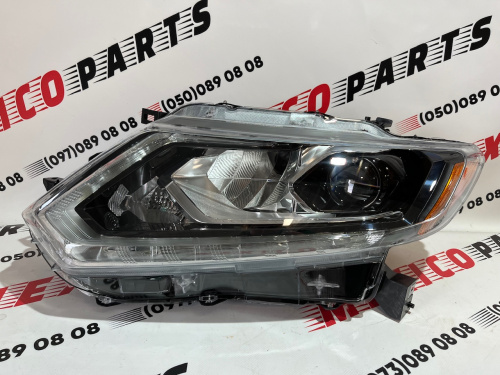 Фара левая LED Nissan X-Trail (Rogue) 2014-2016 (260604BA5A), аналог