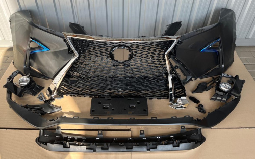 Бампер передний в сборе (комплектный) Lexus RX sport 2016-2018 ( 521194D936), аналог