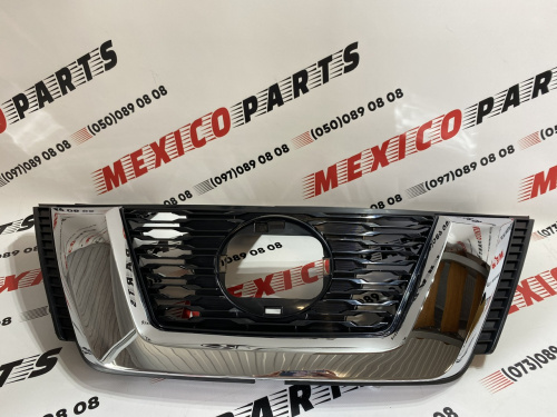 Решетка радиатора под круглый дистрон Nissan X-Trail(Rogue) 2017-2020(623109TG0B), аналог