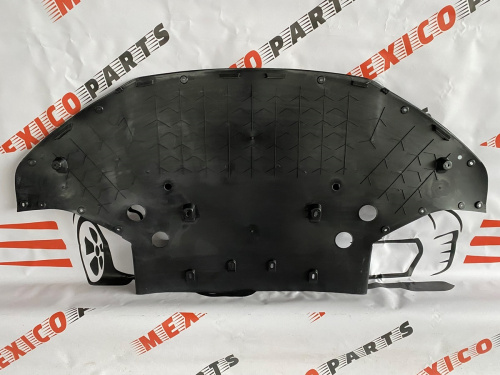 Захист переднього бампера (пластик) Tesla Model S 2012-2020 (105637600c), аналог