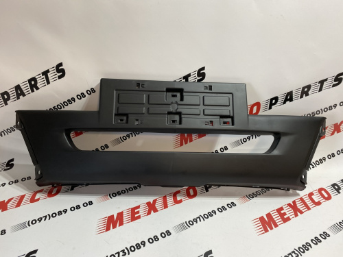 Накладка переднього бампера під номер Mitsubishi Eclipse Cross 2018- 2021 (6405A238XA), аналог