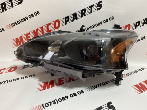 Фара левая черная USA Nissan Altima 2013-2015 (26060-3TA0A), аналог