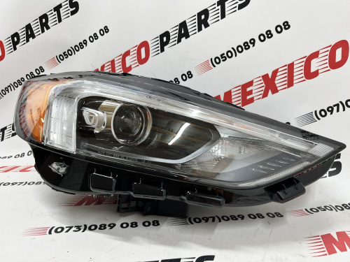 Фара права з ДХО чорна Ford Edge 2019-2021 (KT4Z13008E), аналог