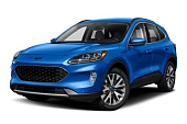 Решітка переднього бампера ліва Ford Escape (Kuga) 2020- 2022 , аналог