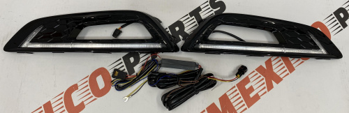Комплект рамок с LED полоской Ford Focus 2015-2018 (XY-FCS8-012A), аналог