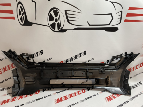 Накладка переднього бампера глянець Mitsubishi Outlander 2019-2020 (6400J294), аналог