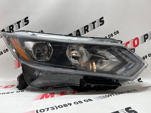 Фара правая с желтым катафотом Nissan Qashqai 2019-2021 (26010-6MR0A), аналог