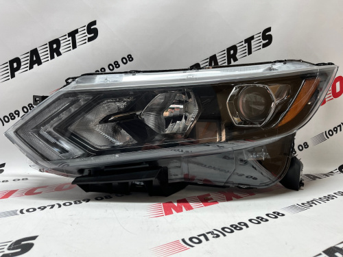 Фара левая с желтым катафотом Nissan Qashqai 2019-2021 (26060-6MR0A), аналог