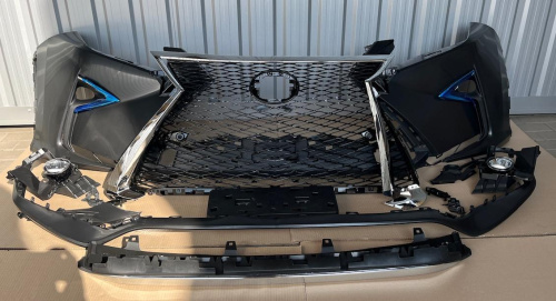 Бампер передний в сборе (комплектный) Lexus RX sport 2016-2018 ( 521194D936), аналог